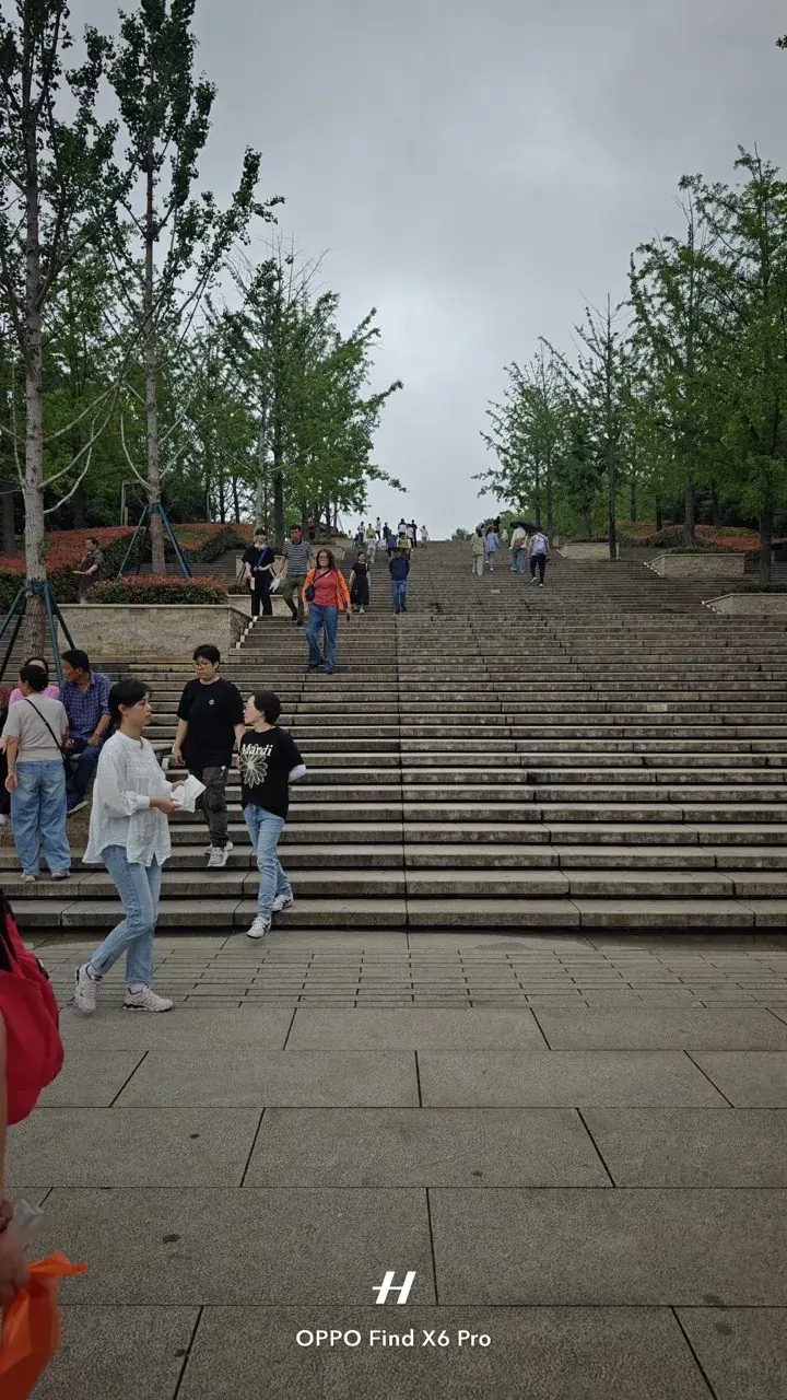 有的地方是石阶